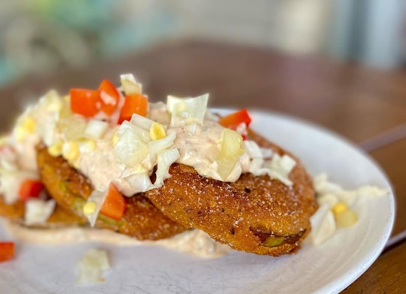 Cajun Fried Green Tomatoes