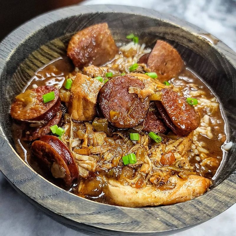 Cajun Chicken And Sausage Gumbo