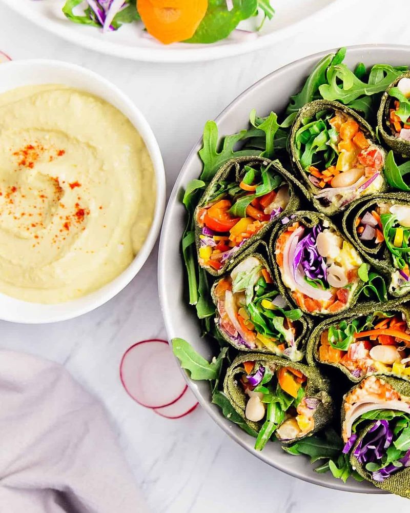 Hummus And Veggie Wrap