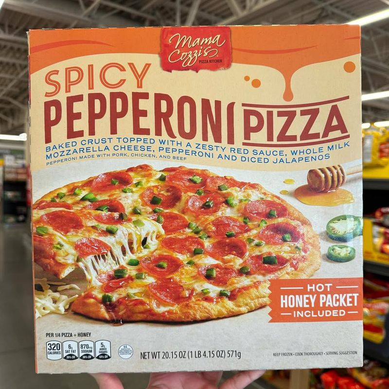 Mama Cozzi’s Thin Crust Pepperoni Pizza (Aldi)