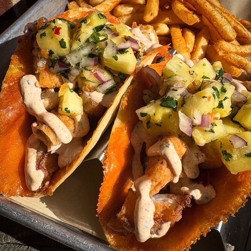 Sriracha-Spiced Crab Tacos
