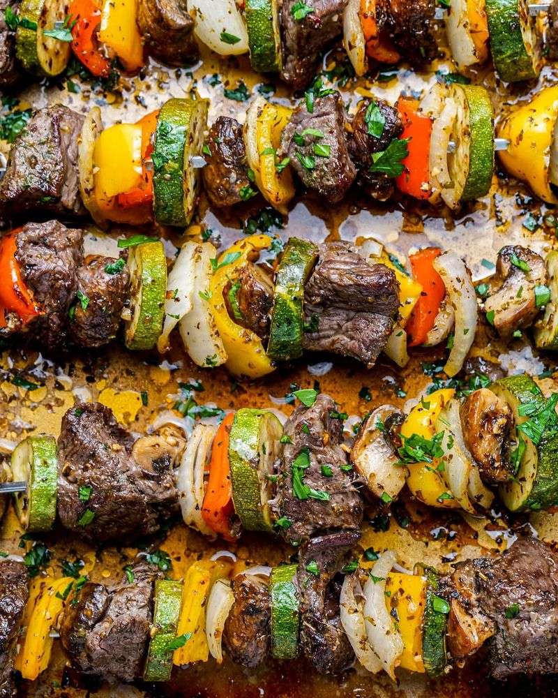 Steak & Veggie Skewers
