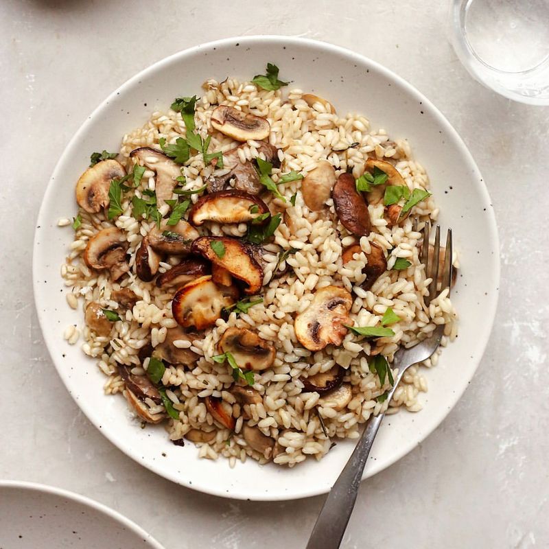 Creamy Mushroom Risotto