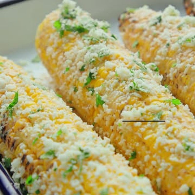 Mayo Lime Grilled Corn