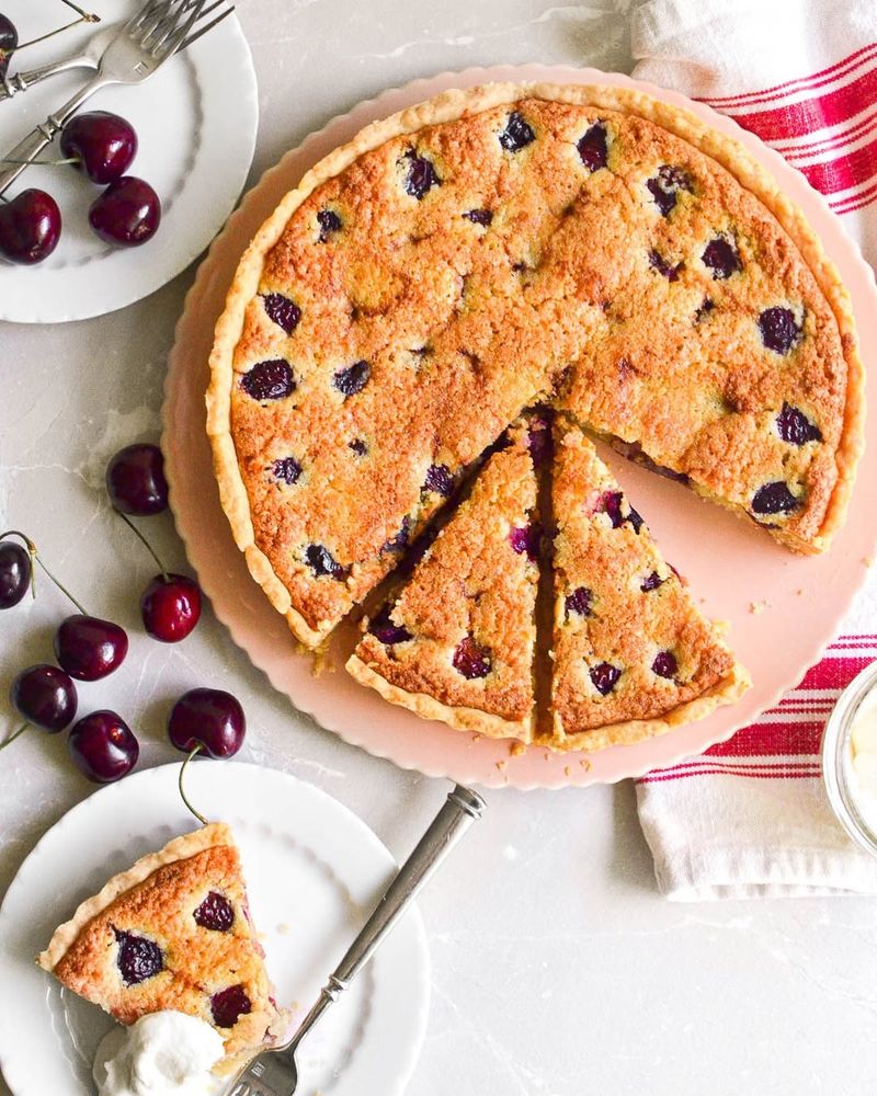 Cherry-Almond Streusel Tart