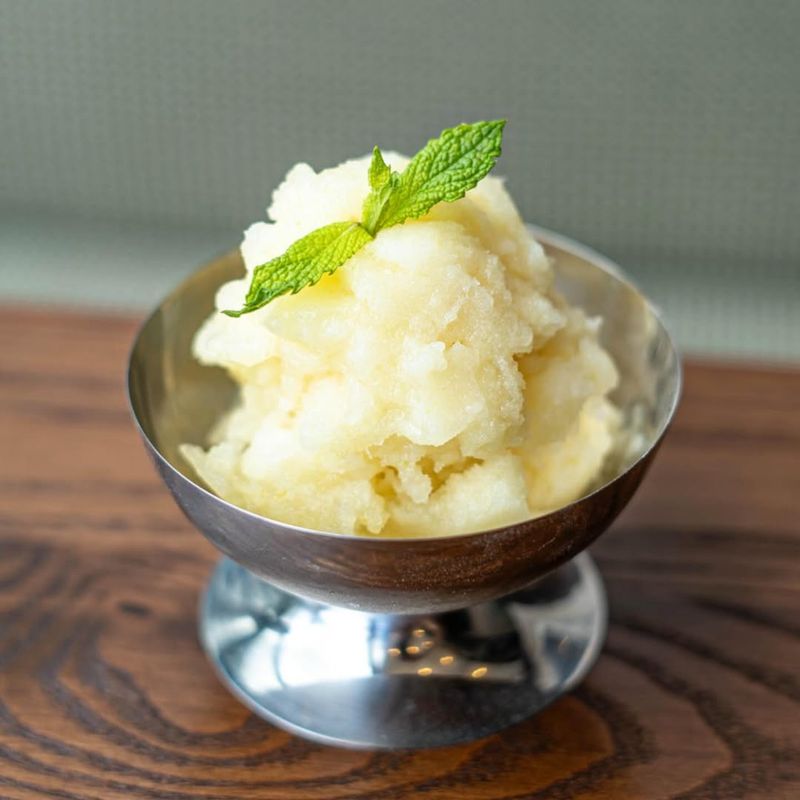 Pineapple And Mint Sorbet