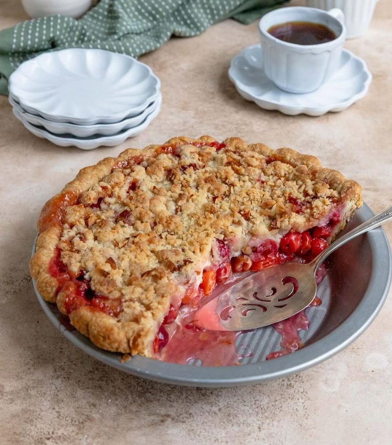 Rhubarb Cherry Pie