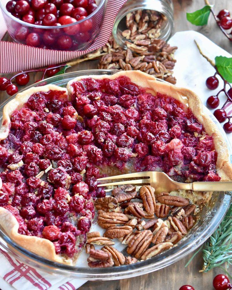 Cranberry Pecan Pie