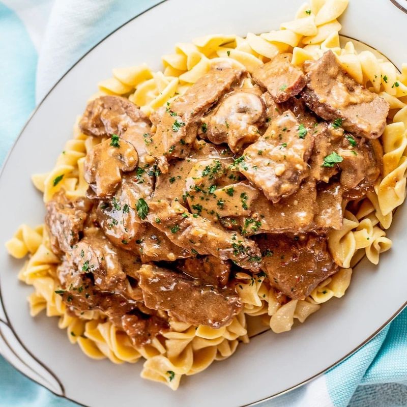 Beef Stroganoff