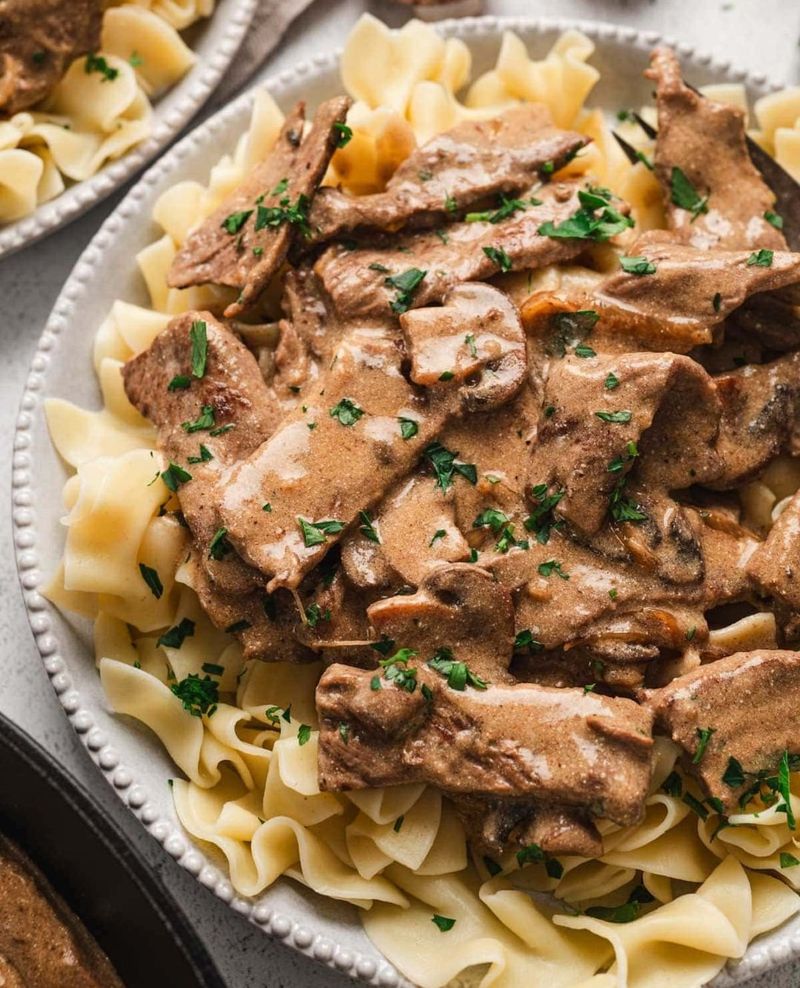 Beef Stroganoff