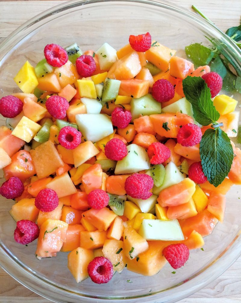 Papaya And Lime Fruit Salad