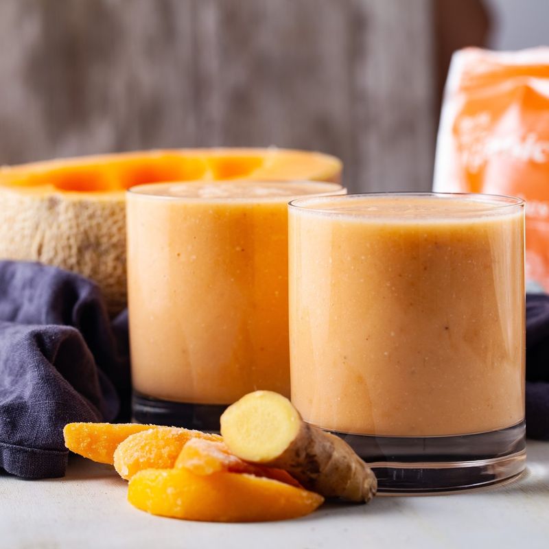 Cantaloupe And Ginger Smoothie