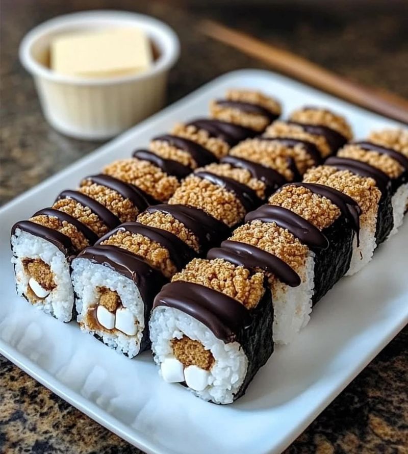 Chocolate Sushi Rolls