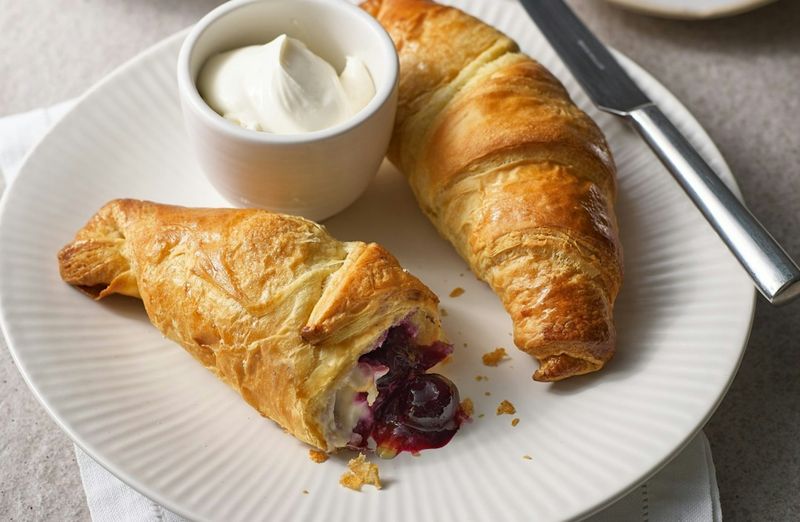Lemon Blueberry Crescents