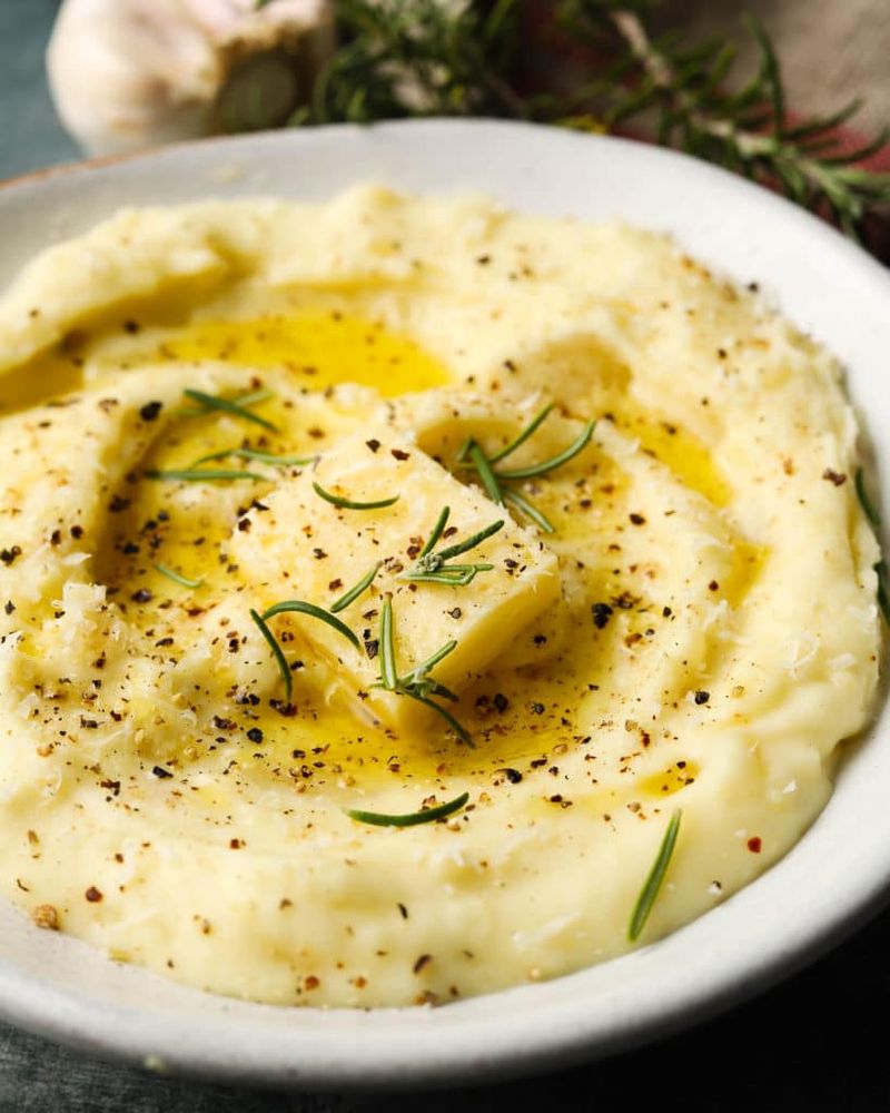 Garlic Parmesan Mashed Potatoes