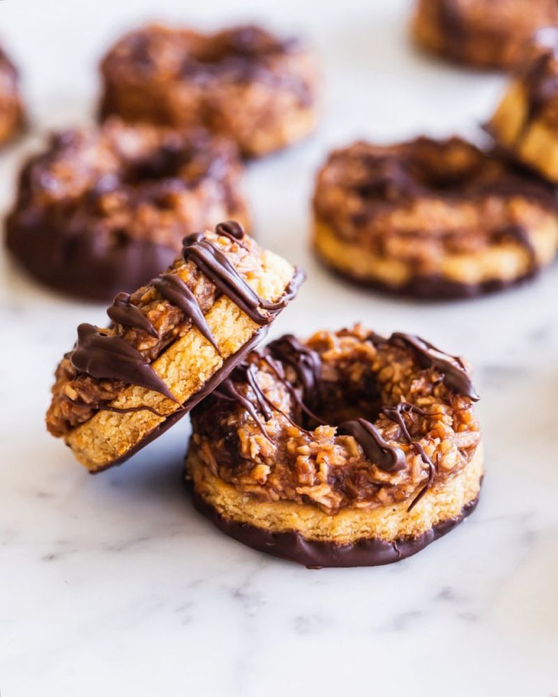 Toasted Coconut Shortbread Cookies