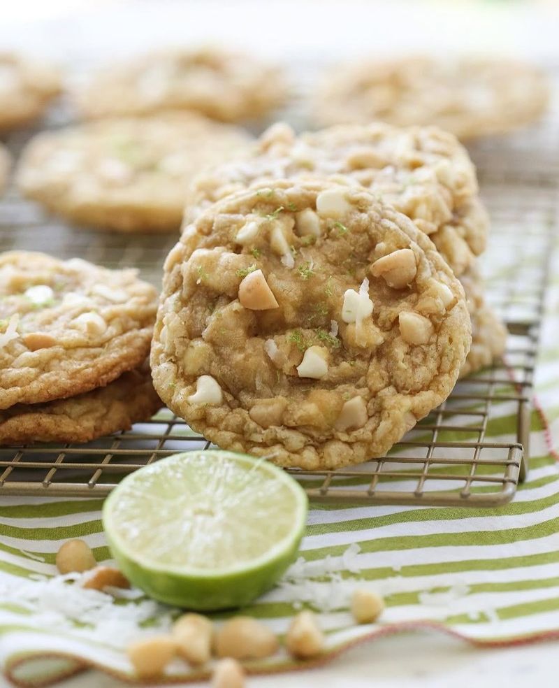 Coconut White Chocolate Chip Cookies