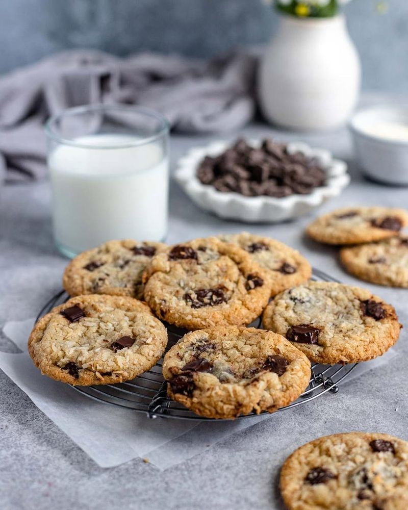 Coconut Chocolate Chip Cookies