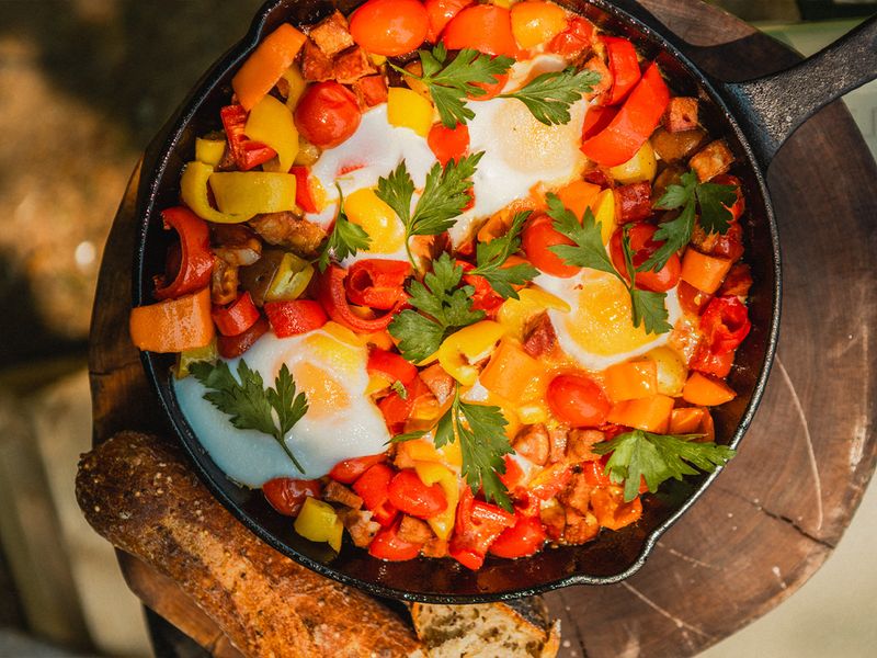 Breakfast Skillet With Chorizo