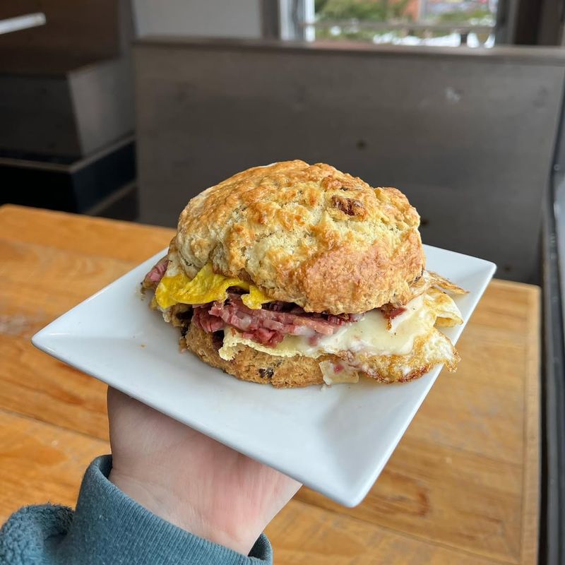 Corned Beef And Cheese Scones