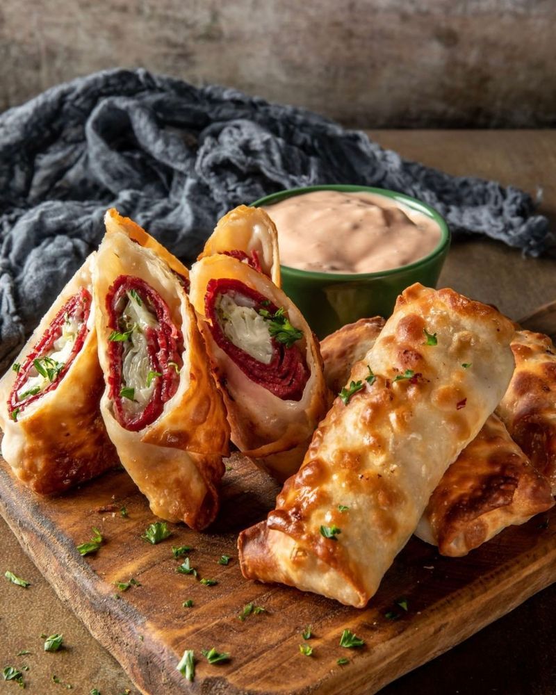 Corned Beef Egg Rolls