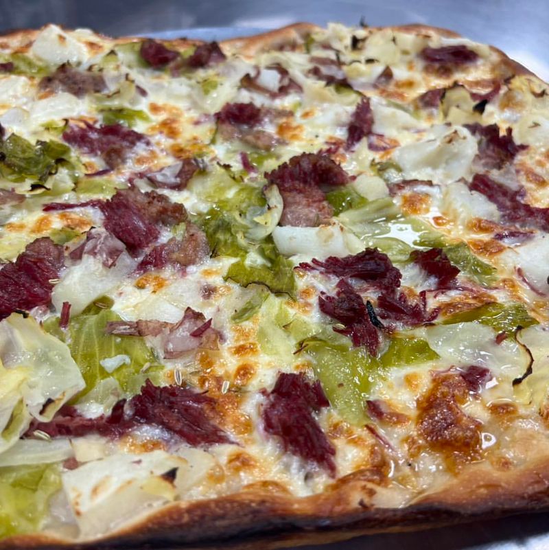 Corned Beef Pizza