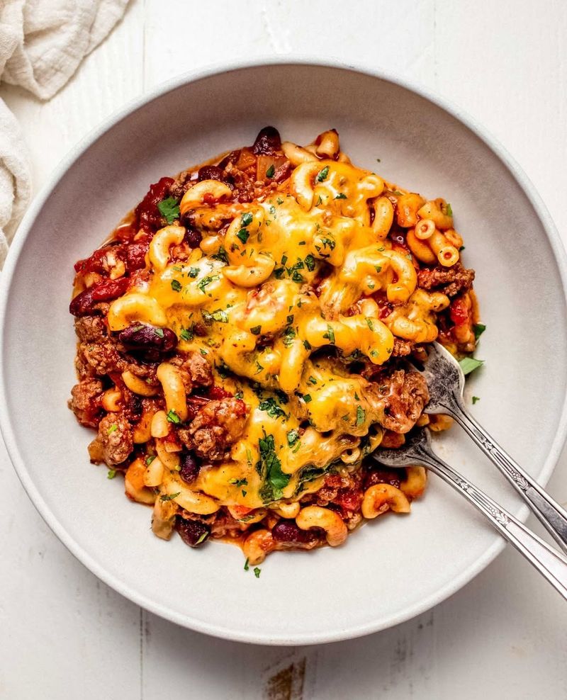 Corned Beef Mac And Cheese