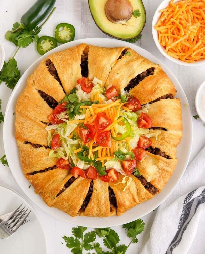 Crescent Roll Tacos