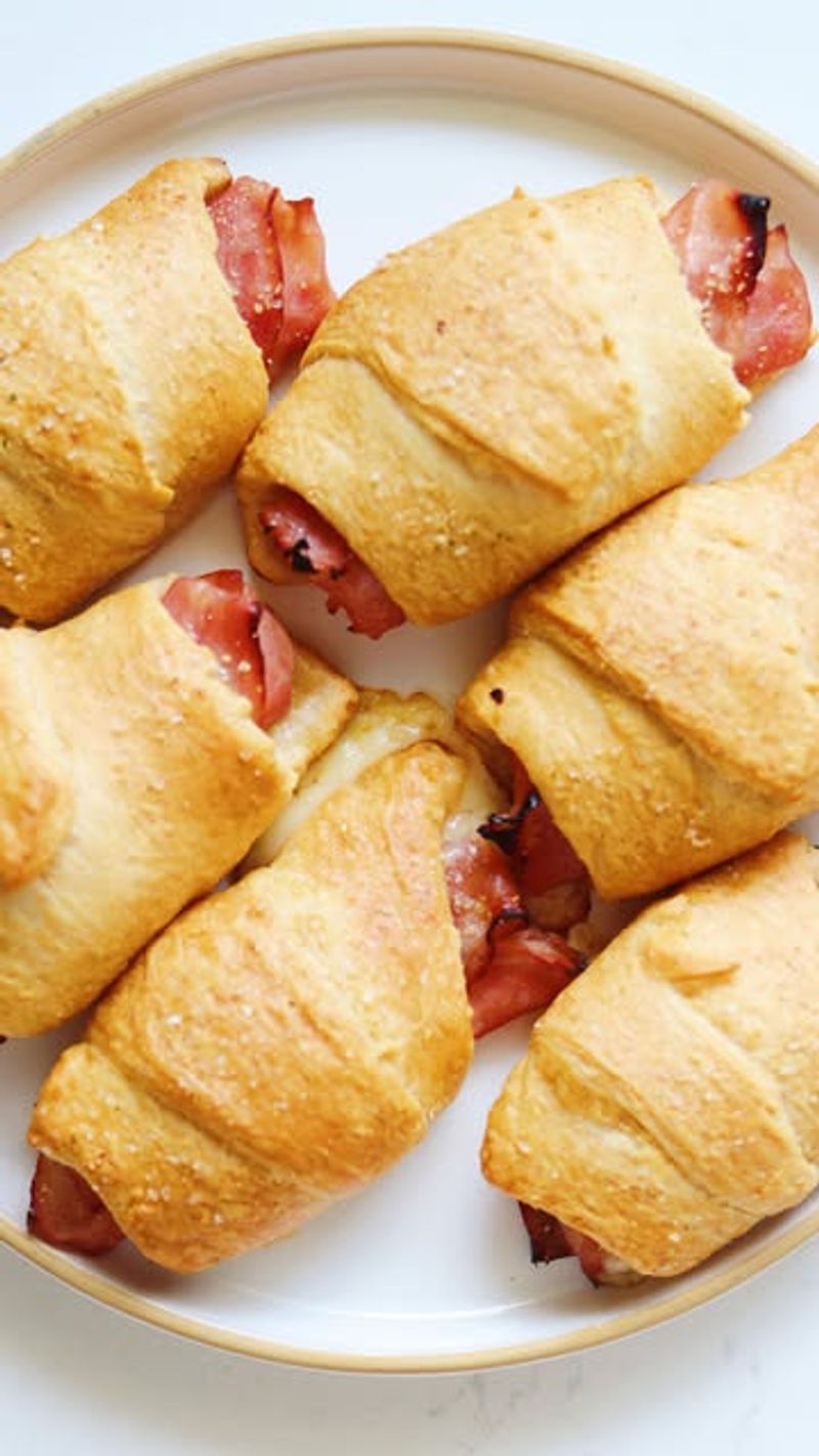 Crescent Roll Ham And Cheese Bites