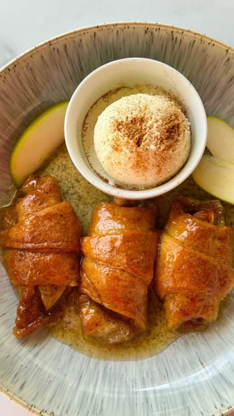 Crescent Roll Apple Dumplings