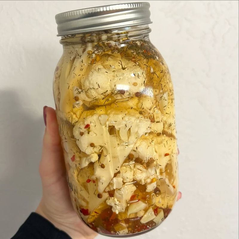 Zesty Pickled Cauliflower