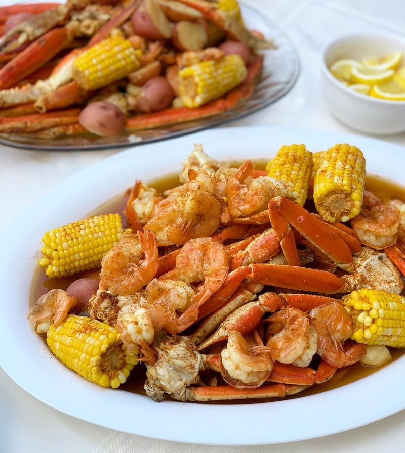 Maryland: Old Bay Shrimp Boil
