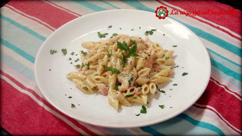 Penne Al Salmone E Asparagi