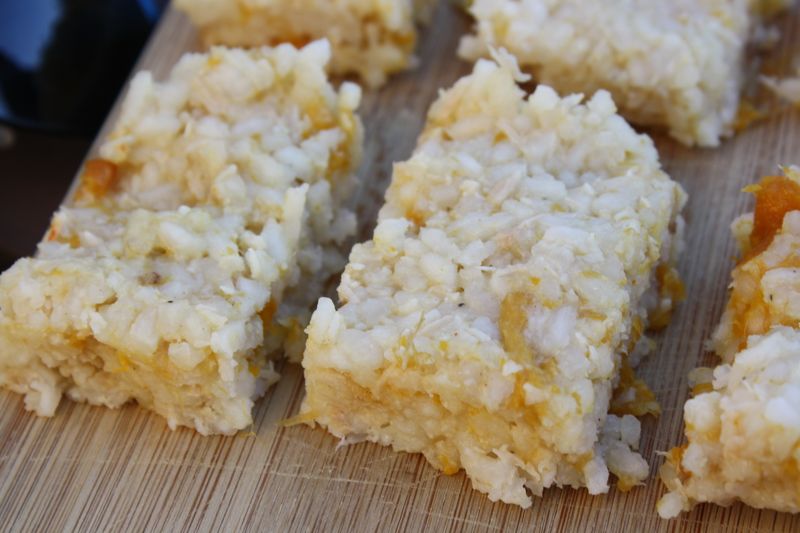 Mango And Coconut Energy Bars