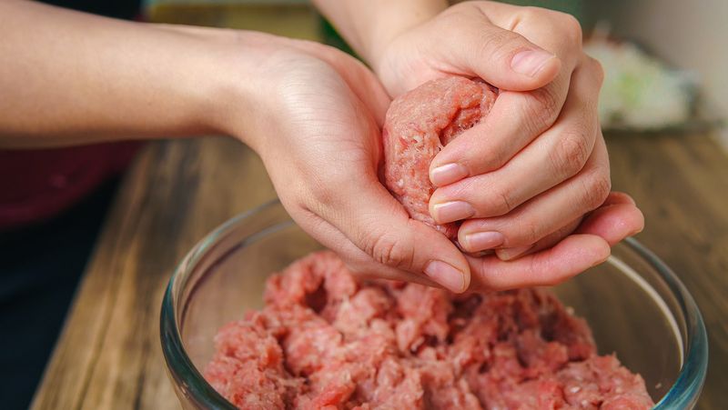 Overmixing The Meat