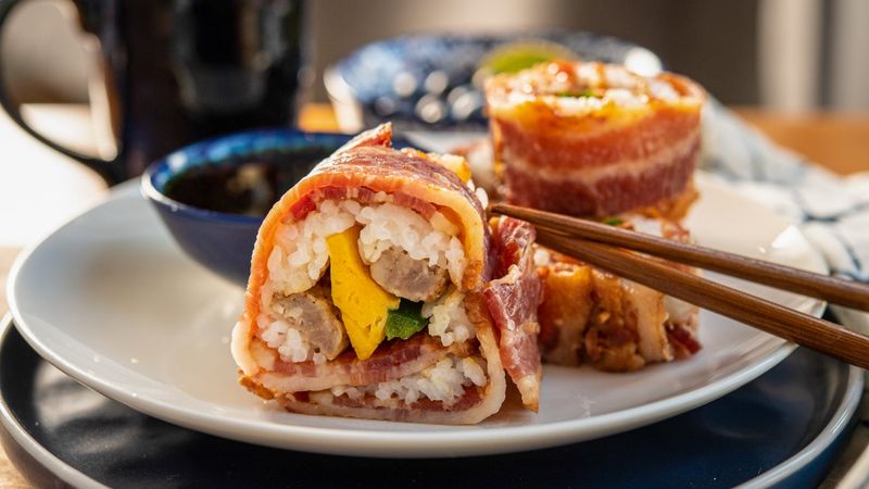 Breakfast Sushi Rolls