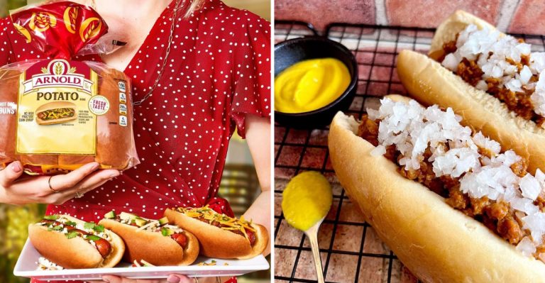 hot dog buns of different quality