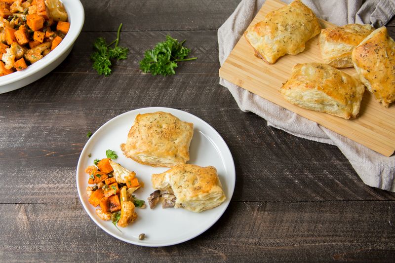 Mushroom And Swiss Pockets