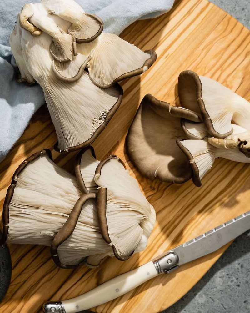 Raw Mushrooms