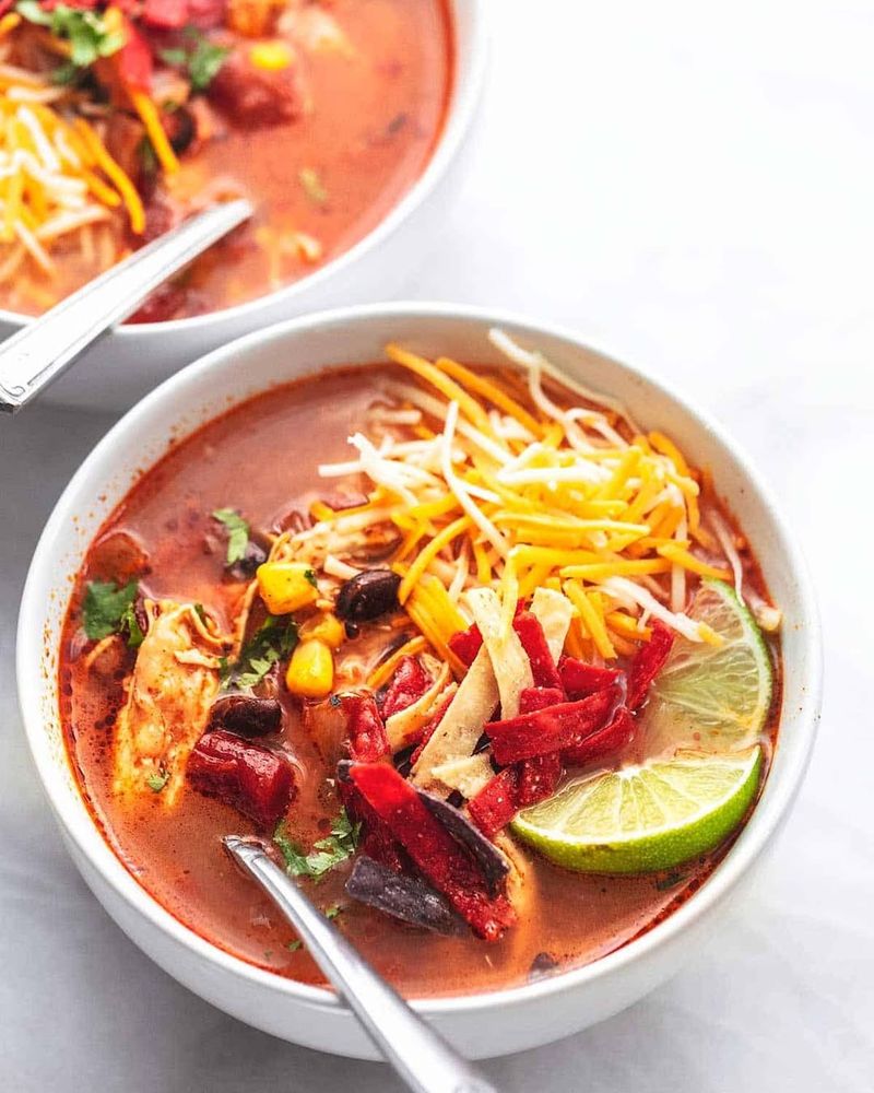 Spicy Chicken Tortilla Soup