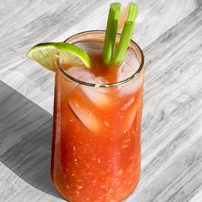 Fiery Horseradish Bloody Mary
