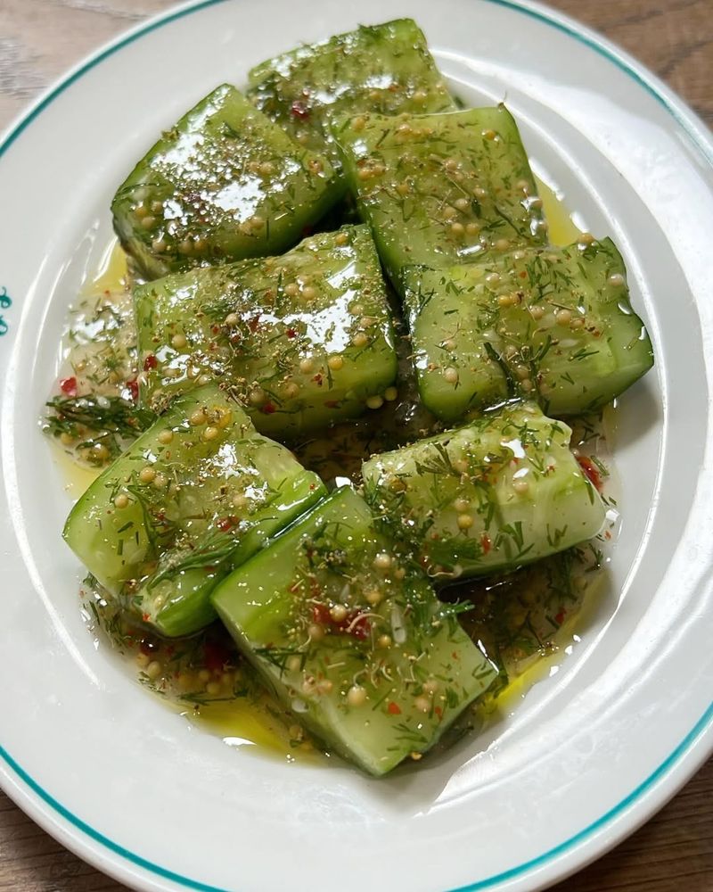 Pickled Horseradish Cucumbers