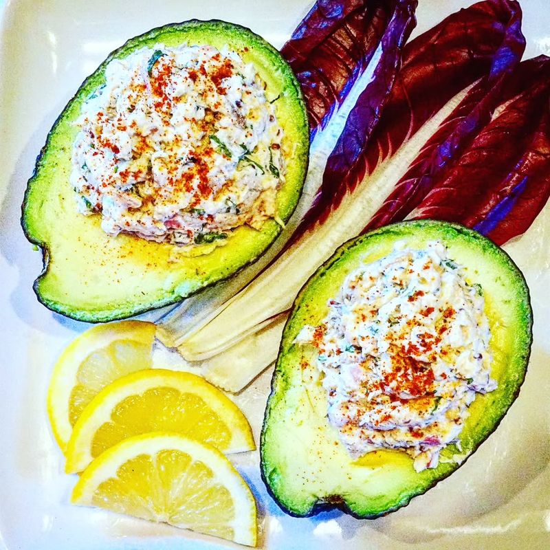 Tuna Salad Stuffed Avocados