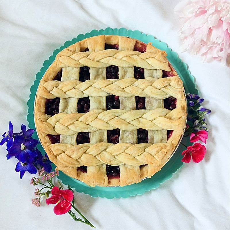 Saskatoon Berry Pie