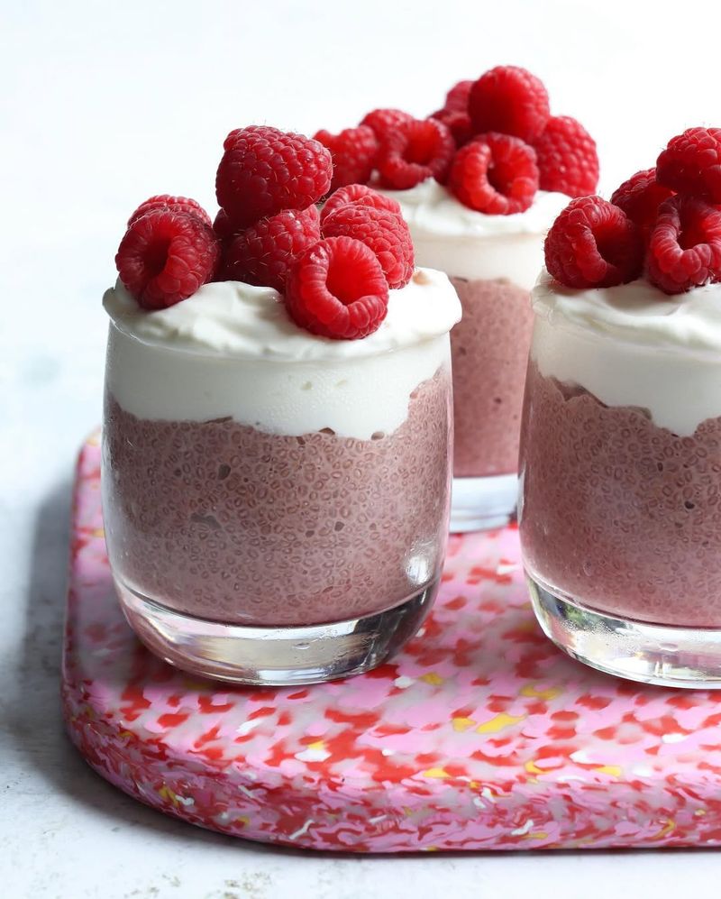 Raspberry Chia Pudding