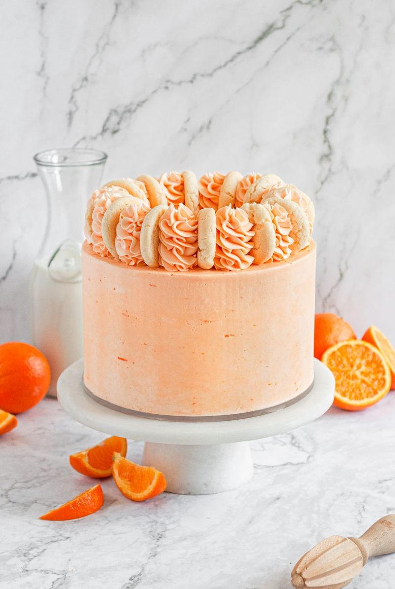 Orange Creamsicle Cake