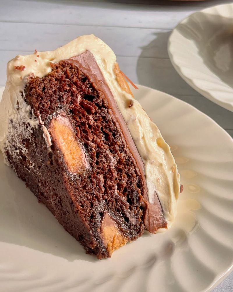 Chocolate Peanut Butter Layer Cake