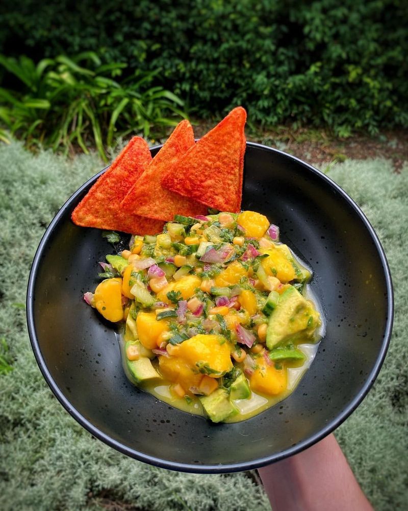 Spicy Mango And Avocado Salsa