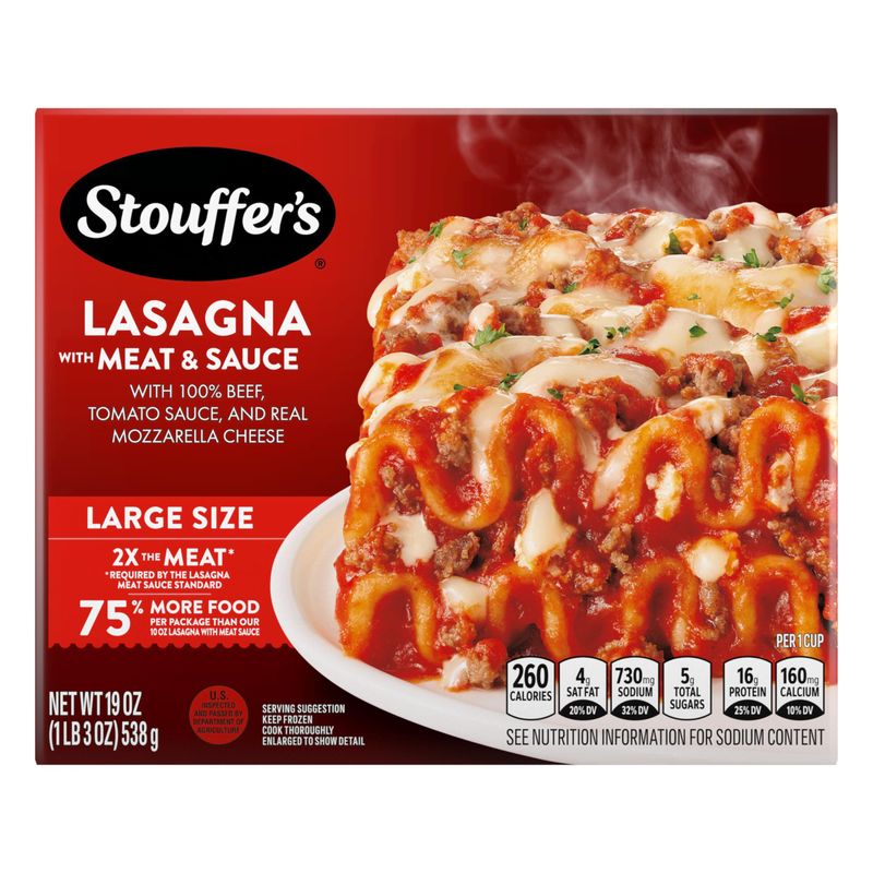 Stouffer's Lasagna with Meat & Sauce