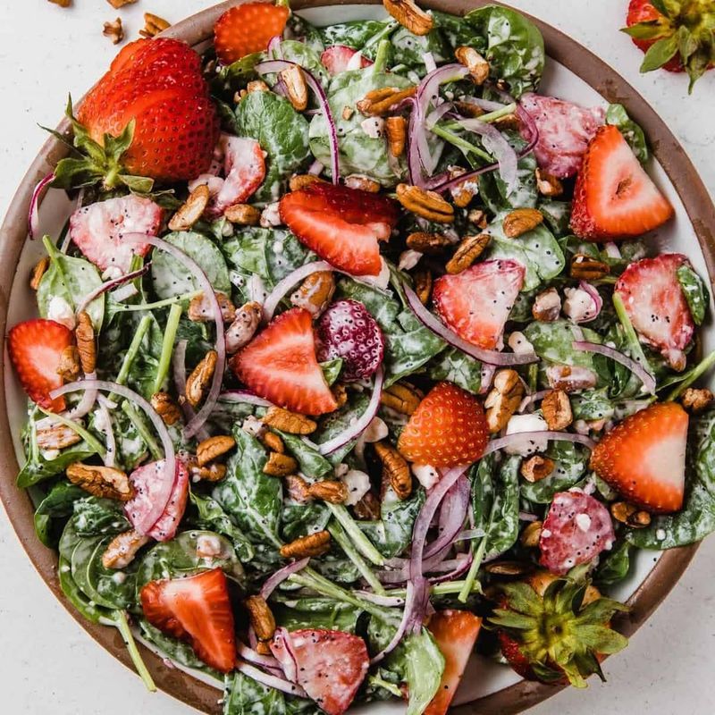 Strawberry Spinach Salad